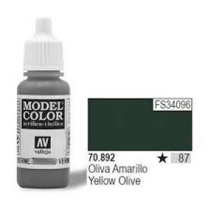 VALLEJO 70.892 橄欖黃色 YELLOW OLIVA