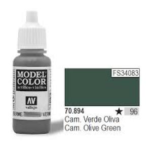 VALLEJO 70.894 加利福尼亞橄欖綠色 CAM.OLIVE GREEN