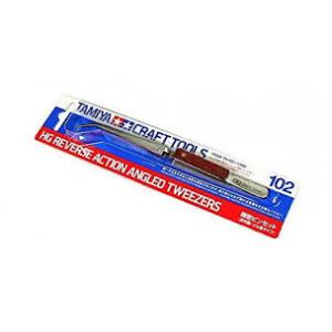 TAMIYA 74102 高級反彈彎夾 HG Angled Tweezers