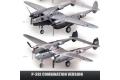 ACADEMY 12282 1/48 WW II美國.陸軍 P-38'閃電'戰鬥機/含可製作P-38J/P-38L/F-5E/DROOPSNOOT式樣零件