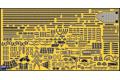 FUJIMI 115344-G-UP-124 1/700 WWII 日本.帝國海軍 金剛級'比叡號/HIEI'巡洋艦(NEXT-006)適用金屬蝕刻片
