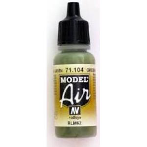 VALLEJO MODEL AIR--71.104 WW II德國.空軍 RLM62 綠色 GREEN