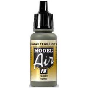 VALLEJO MODEL AIR--71.260 WW II德國.空軍 RLM63 淺灰色 LIGHT GRAY