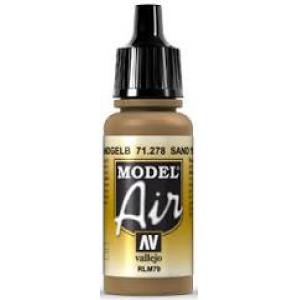 VALLEJO MODEL AIR--71.278 WWII德國空軍 RLM79 沙黃色 SAND YELLOW