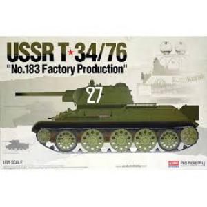 ACADEMY 13505 1/35 WW II蘇聯.陸軍 T-34/76坦克/183工廠生產式樣