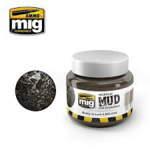 A.MIG 2105 布景用品--米格土/壓克力性.泥濘土 MUDDY GROUND