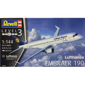 預先訂貨(約12月到)--RERELL 03937 1/144 巴西.航空工業 190客機/德國航空式樣