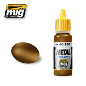 A,MIG-0190 金屬漆--舊黃銅色 OLD BRASS