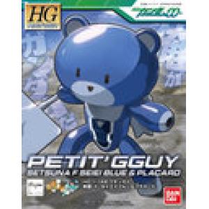BANDAI 220700 HGPG 1/144 迷你凱角色--剎那.F.賽耶藍&看板 PETITGGUY SETSUNA.F.SEIEI BLUE & PLACARD