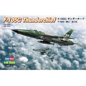 HOBBY BOSS 80333 1/48 美國.空軍 共和公司 F-105G'雷公'野鼬電戰機