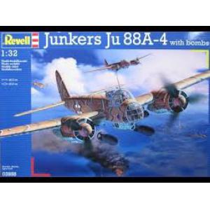 REVELL 03988 1/32 WW II德國.空軍 容克斯公司 JU 88A-4戰鬥機