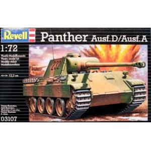 REVELL 03107 1/72 WW II 德國.陸軍 Sd.Kfz 171 AUSF.D/AUSF.A'黑豹'坦克 