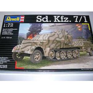 REVELL 03195 1/72 WW II德國.陸軍 Sd.Kfz.7/1半履帶防空砲車