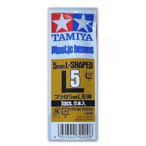 TAMIYA 70200 5 mm 改造用L形棒/5支入 5mm L-shaped(5pcs)