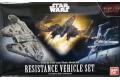 BANDAI 219769 1/144&1/350 抵抗勢力規格.載具套組 RESISTANCE V...