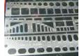 U-STAR U.A-90036 模型專用刻線板(3長片) ENGRAVES THE FORMING BLOCK