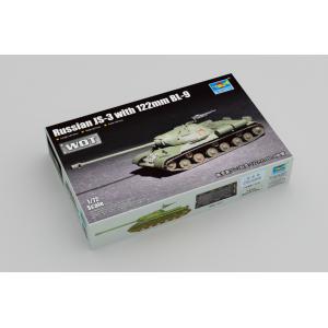 TRUMPETER 07163 1/72 WW II蘇聯.陸軍 JS-3帶BL-9 122mm主炮坦克