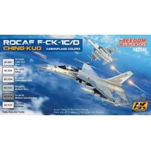 AK INTERACTIVE AK-2340 台灣.空軍 F-CK-1'經國號'戰鬥機適用套色組