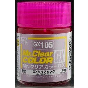 GUNZE  GX-105  速乾系/GX-105透明粉紅色 CLEAR PINK