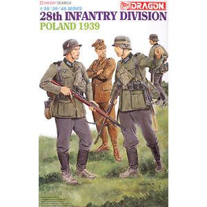 DRAGON 6344 1/35 WW II 德國.陸軍1939年波蘭戰役第28步兵師人物