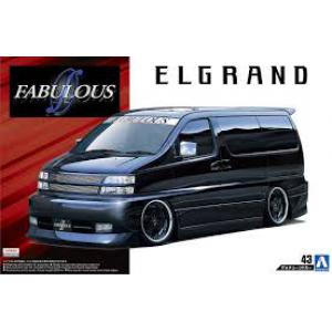 AOSHIMA 054529 1/24 櫻友/FABULOUS汽車 APE50 ELGRAND休旅車/2000年式樣