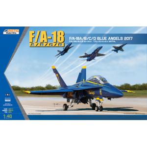 KINETIC K-48073 1/48 美國.海軍 F/A-18A/B/C/D'大黃蜂'戰鬥攻擊機/2017年藍天使表演隊式樣