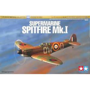 TAMIYA 60748 1/72 WW II英國.空軍 '噴火'MK.I戰鬥機