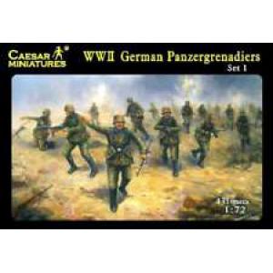 CAESAR MINIATURES H-052 1/72 WW II德國.陸軍 裝甲擲彈兵人物