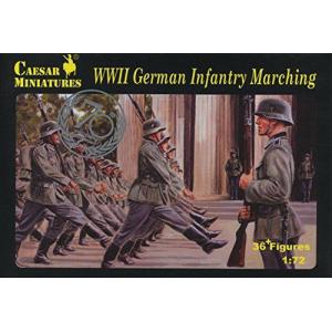 CAESAR MINIATURES H-081 1/72 WW II德國.陸軍 行進中的步兵人物