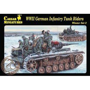 CAESAR MINIATURES H-079 1/72 WW II德國.陸軍 士兵與坦克騎士人物 SET.II