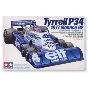 TAMIYA 20053 1/20 泰瑞車隊 P-34六輪方程式賽車/1977年摩洛哥賽事式樣