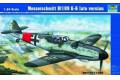 TRUMPETER 02408 1/24 二戰德國.空軍 梅賽施密特公司 BF109 G-6後期生產型戰鬥機