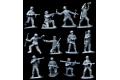 CAESAR MINIATURES H-053 1/72 WW II德國.陸軍 裝甲擲彈兵人物SET.II