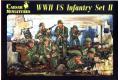 CAESAR MINIATURES H-071 1/72 WW II美國.陸軍 步兵人物SET.II