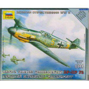 ZVEZDA 6116 1/144  WW II德國.空軍 梅塞施密特BF-109F-2戰鬥機