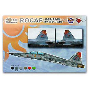 TIGER WINGS tw 32-128 1/32  台灣.空軍 F-5F/RF-5E'老虎II'戰鬥機適用第401聯隊/4大隊水貼紙