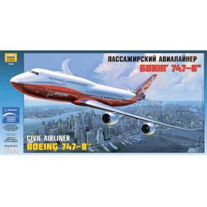 ZVEZDA 7010 1/144 美國.波音公司 BO-747-8客機