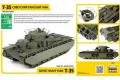 ZVEZDA 3667 1/35 WW II蘇聯.陸軍 T-35'伏羅希洛夫元帅'多砲塔坦克