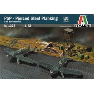 ITALERI 1327 1/72 WW II期間適用鋪墊鋼席與跑道周邊配件