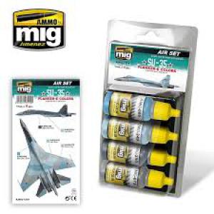 A.MIG-7219 俄羅斯.空軍 SU-35'超級側衛'戰鬥機套色 SU-35 FLANKER-E COLORS