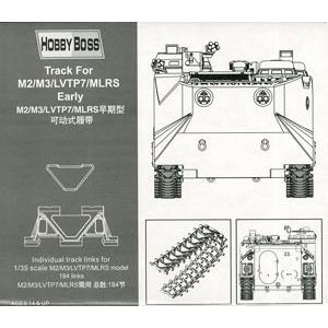 HOBBY BOSS 81008 1/35 美國.陸軍/陸戰隊 M-1/M-3/LVTP-7/MLRS裝甲車適用可動式履帶