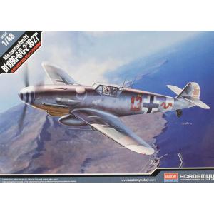 ACADEMY 12321 1/48 WW II德國.空軍 梅賽施密特BF 109.G-2/G-6戰鬥機/JG-27中隊式樣-附卡多水貼