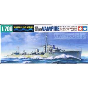 TAMIYA 31910 1/700 WW II皇家澳大利亞海軍 果敢級'吸血鬼/VAMPIRE'驅逐艦