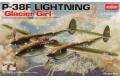 ACADEMY 12208 1/48 WW II美國.陸軍P-38F'閃電'戰鬥機/ Glacer ...