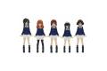 PLAZ 042030-GPFC-1 1/35 戰車與少女--安康隊人物/塗裝完成品