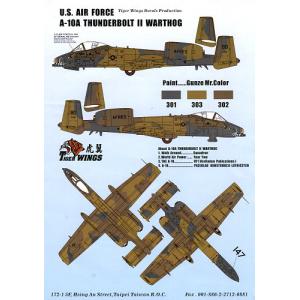 TIGER WINGS tw 48-117 1/48  美國.空軍 A-10A'雷霆II'攻擊機武器及機身標示適用水貼紙(II)@@