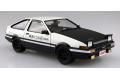 AOSHIMA 053133 1/24 PRE-PAINT系列--豐田.汽車 AE-86轎跑車/頭文字D.藤原拓海式樣(須自行黏合)