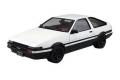 AOSHIMA 053140 1/24 PRE-PAINT系列--豐田.汽車 AE-86 TRUENO轎跑車(須自行黏合)/1983年.白色