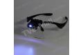 PATENTED PRODUCT 9892B 頭戴式附LED燈可換倍率鏡片放大鏡 WITH TWO LED LAMPS,BRACKET AND HEADBAND IS INTERCHANGEABLE