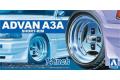 AOSHIMA 055465 1/24 #90 SHORT-RIM公司 ADVAN A3A 14英吋輪框及輪胎